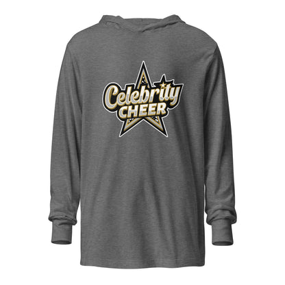 Performance | Hooded Long Sleeve T Shirt | Celebrity Cheer | Celebrity Cheer Logo