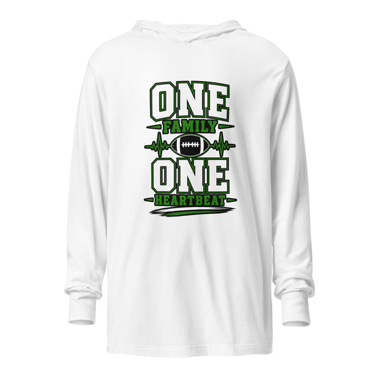 Performance | Hooded Long Sleeve T Shirt | Celina Black Football | Modern Script Logo