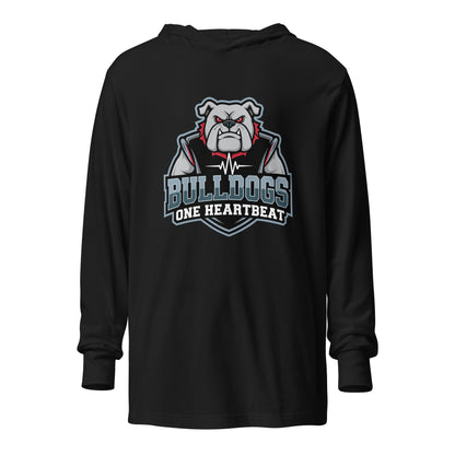 Performance | Hooded Long Sleeve T Shirt | Celina Recreational Football Black | Emblem Logo