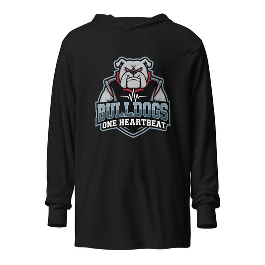 Performance | Hooded Long Sleeve T Shirt | Celina Recreational Football Black | Emblem Logo