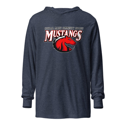 Performance | Hooded Long Sleeve T Shirt | Central Maine Community College Woman’s Soccer | Vanguard Logo
