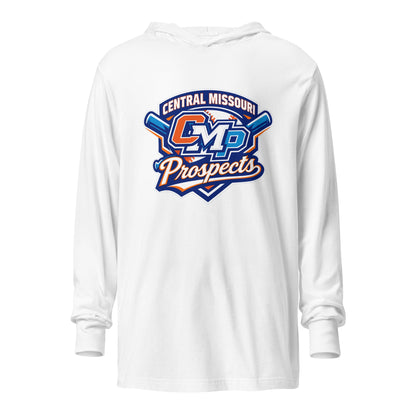 Performance | Hooded Long Sleeve T Shirt | Central Missour Prospects | Classic Logo