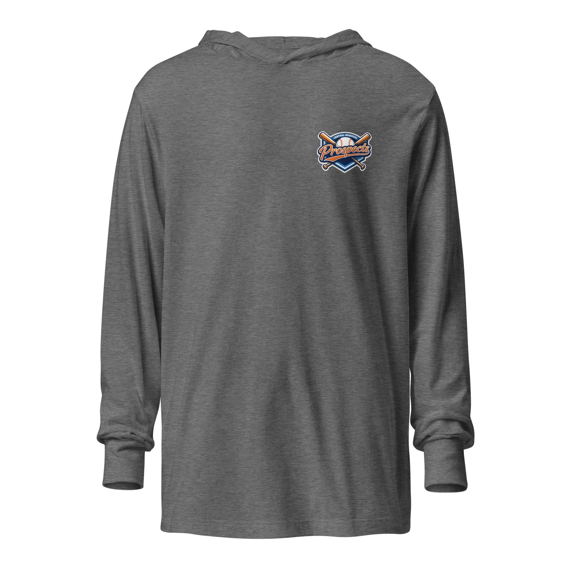 Performance | Hooded Long Sleeve T Shirt | Central Missour Prospects | Icon Logo
