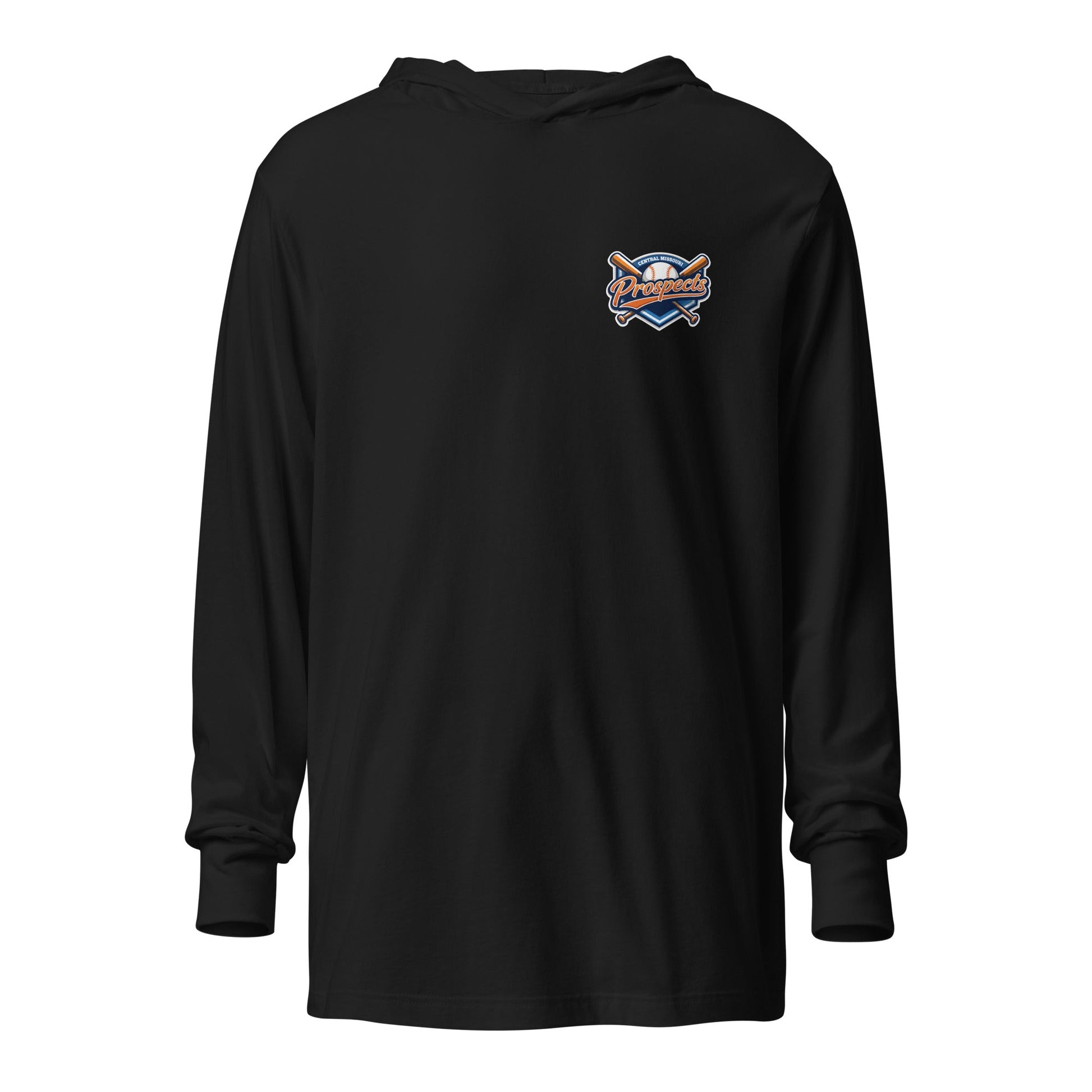 Performance | Hooded Long Sleeve T Shirt | Central Missour Prospects | Icon Logo