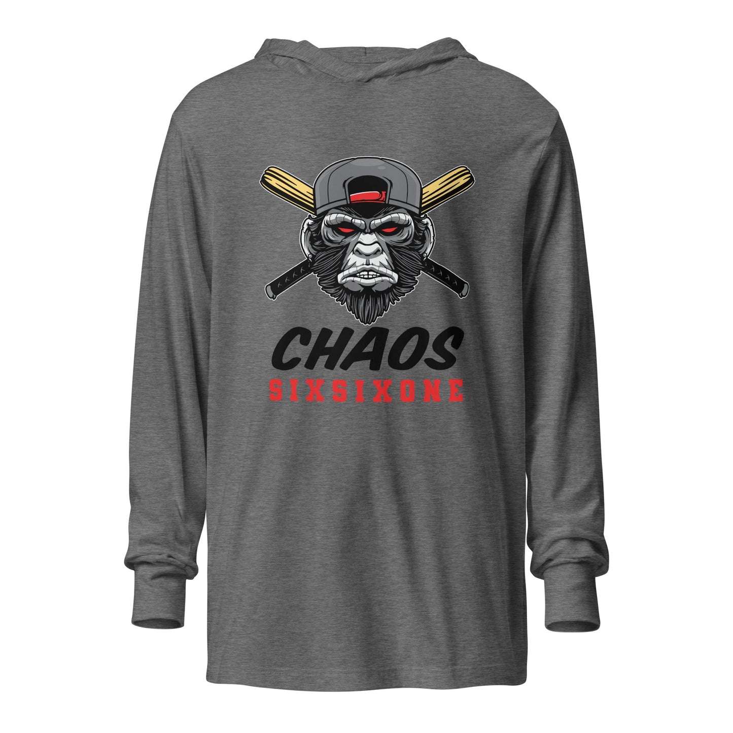 Performance | Hooded Long Sleeve T Shirt | CHAOS 661 7u | SixSixOne Logo