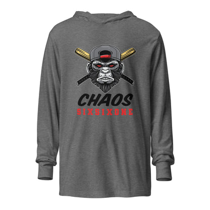 Performance | Hooded Long Sleeve T Shirt | CHAOS 661 7u | SixSixOne Logo