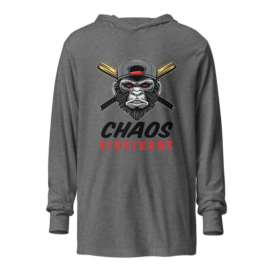 Performance | Hooded Long Sleeve T Shirt | CHAOS 661 7u | SixSixOne Logo