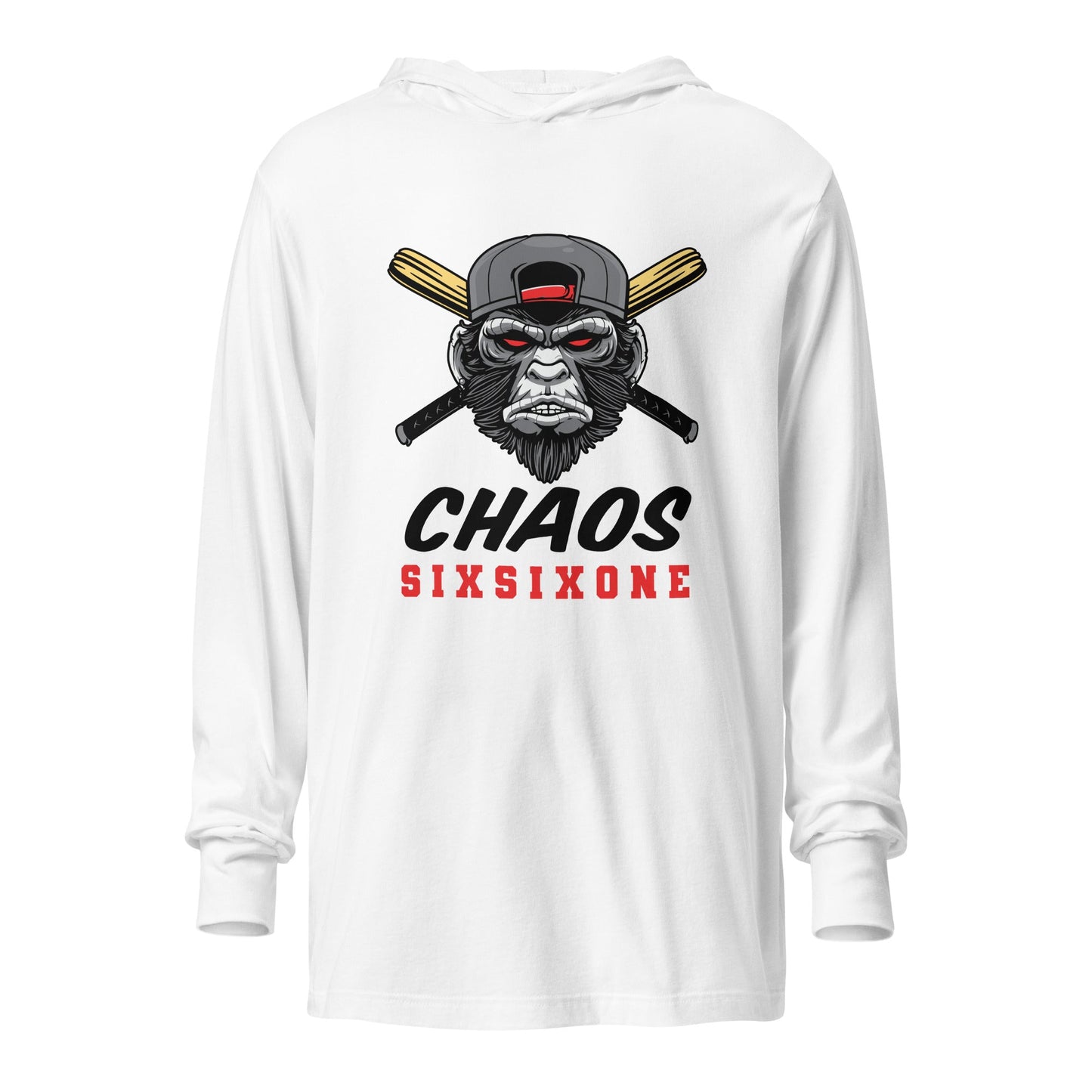 Performance | Hooded Long Sleeve T Shirt | CHAOS 661 7u | SixSixOne Logo