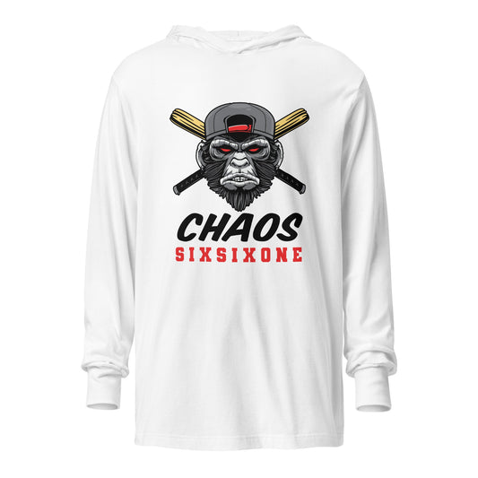 Performance | Hooded Long Sleeve T Shirt | CHAOS 661 7u | SixSixOne Logo