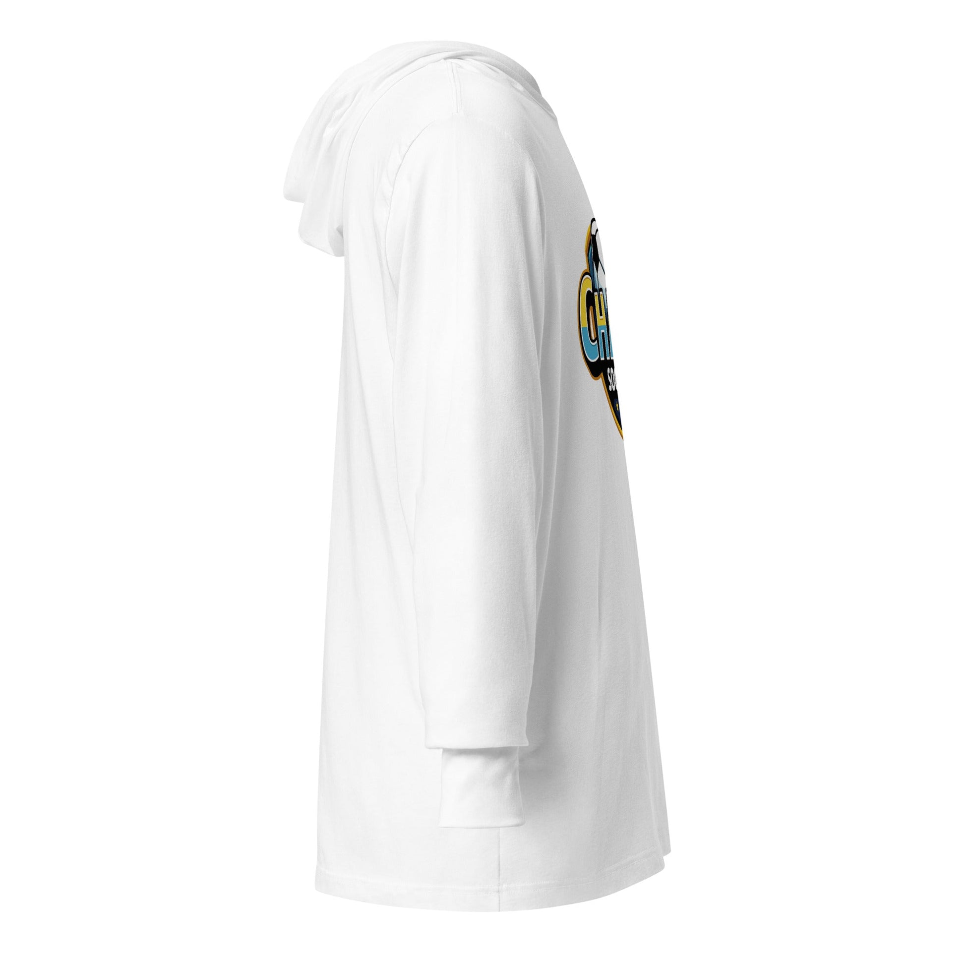 Performance | Hooded Long Sleeve T Shirt | Chaos Soccer | Logo