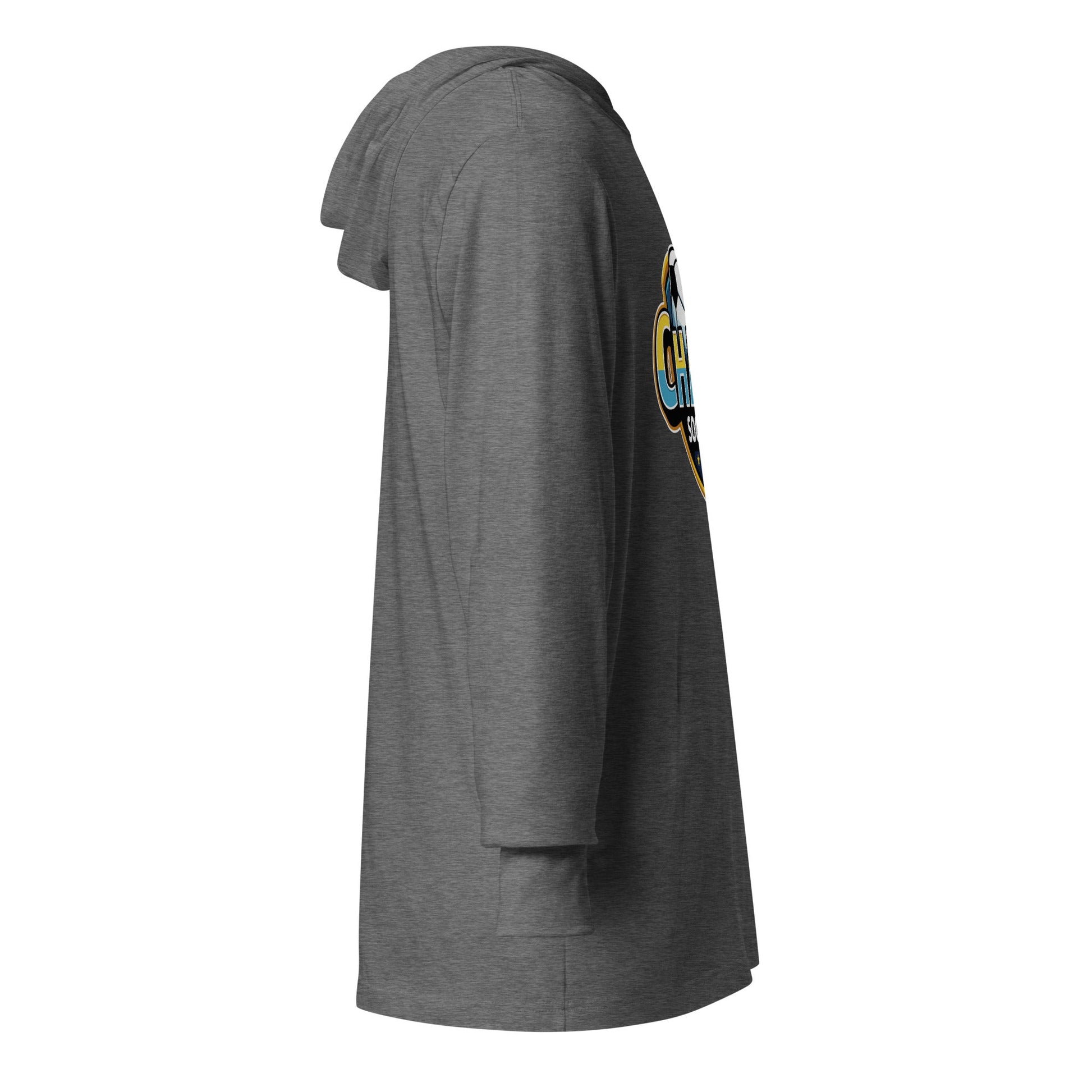 Performance | Hooded Long Sleeve T Shirt | Chaos Soccer | Logo