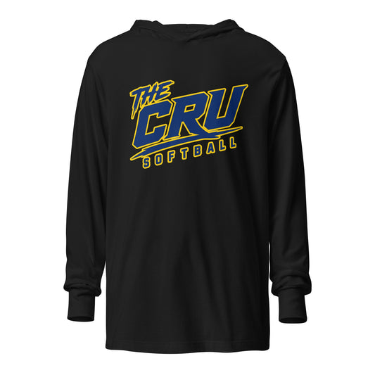 Performance | Hooded Long Sleeve T Shirt | Chattanooga Crusaders | Crest Logo