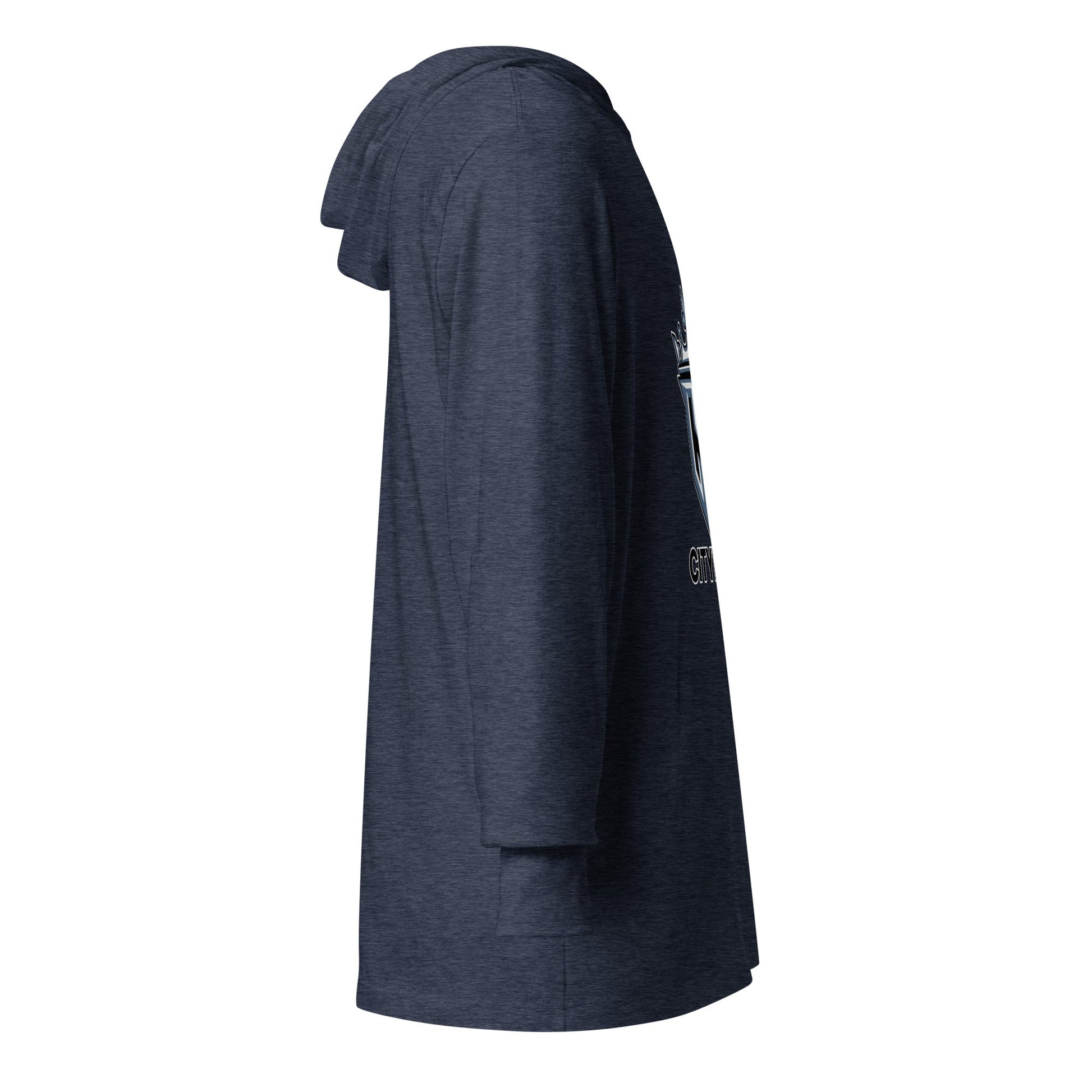Performance | Hooded Long Sleeve T Shirt | City Boyz Elite | Crown Valor Logo