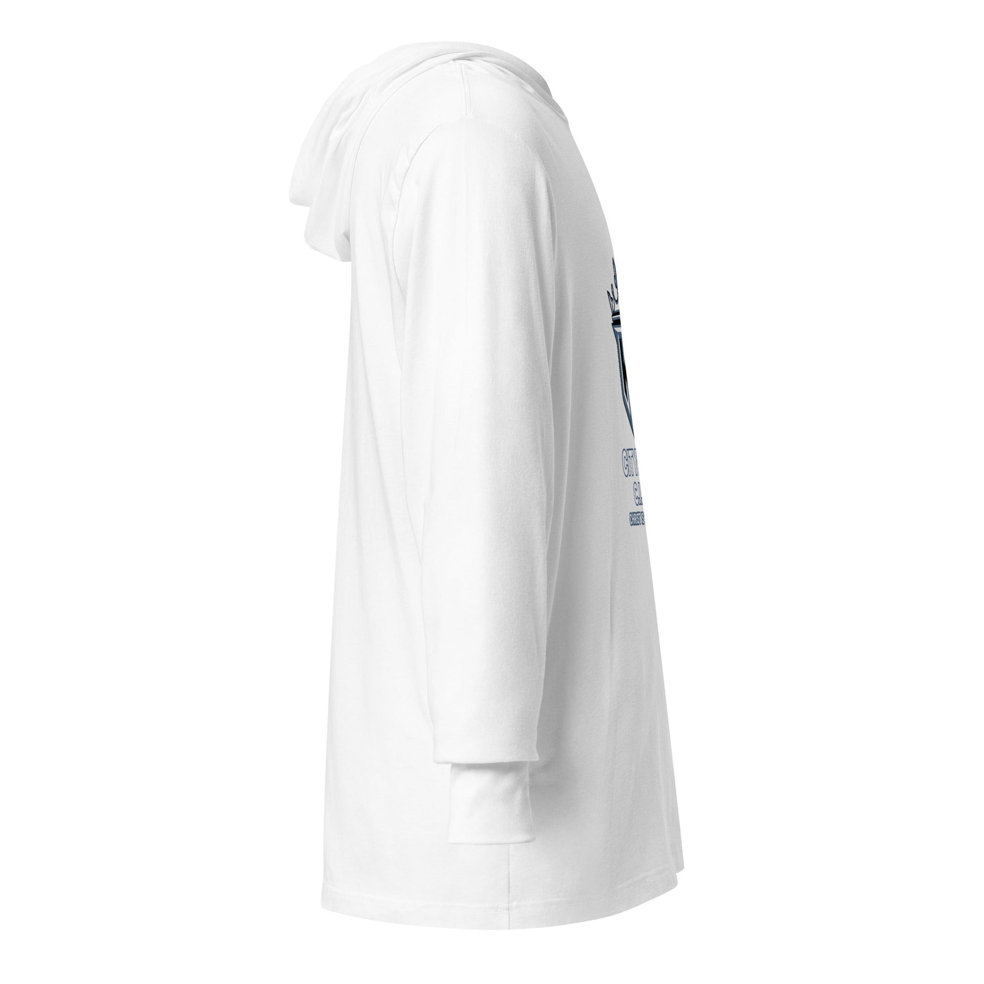 Performance | Hooded Long Sleeve T Shirt | City Boyz Elite | Vanguard Logo