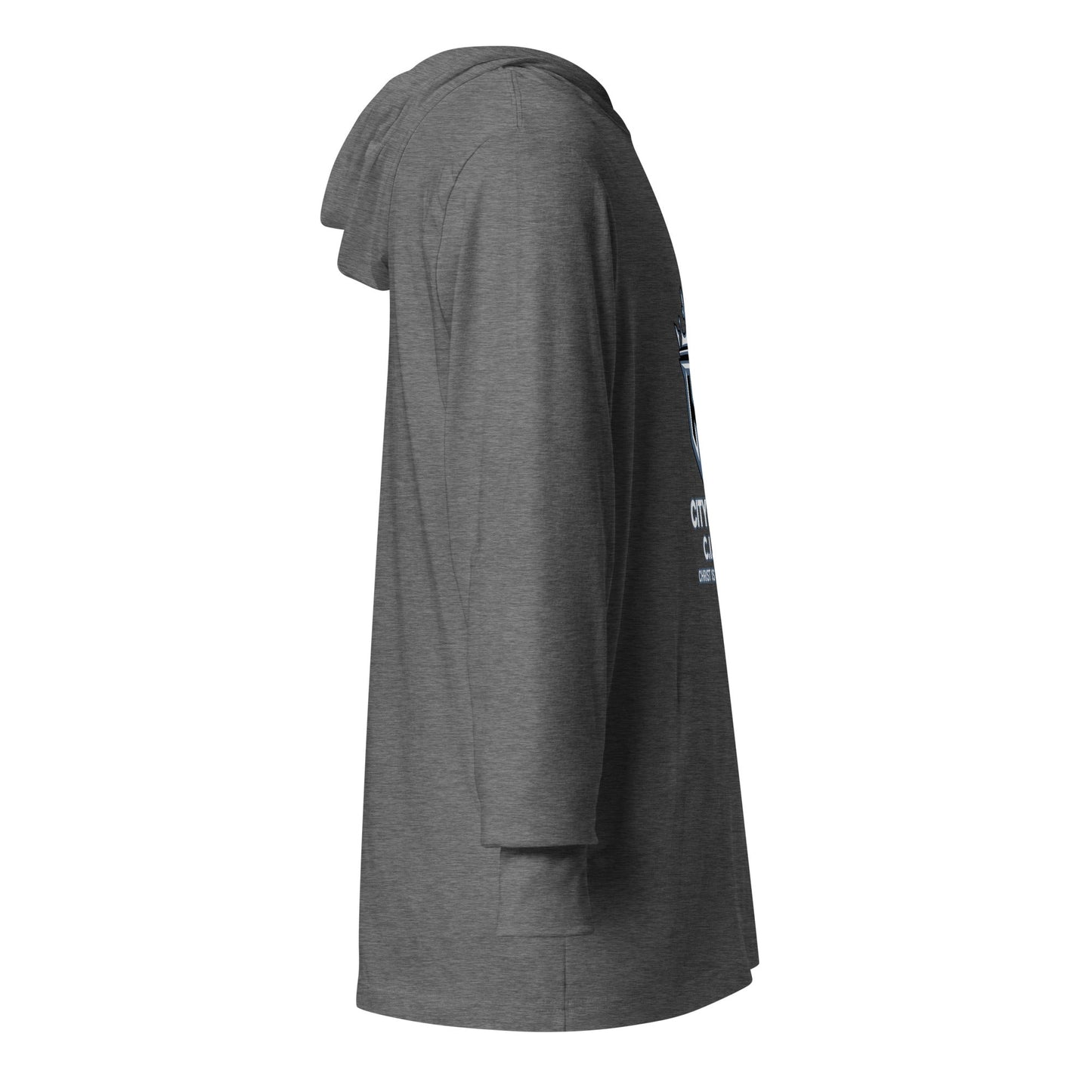 Performance | Hooded Long Sleeve T Shirt | City Boyz Elite | Vanguard Logo