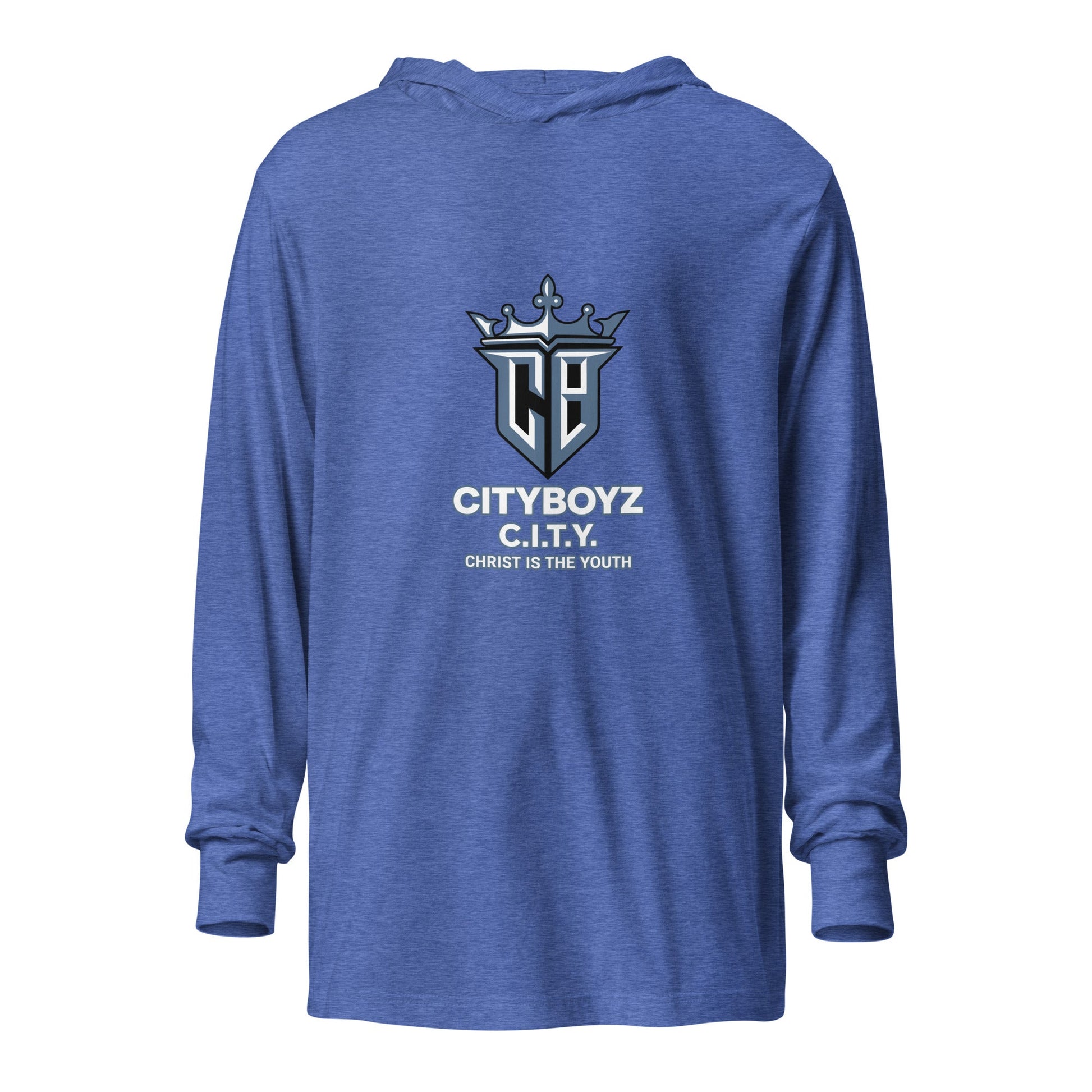 Performance | Hooded Long Sleeve T Shirt | City Boyz Elite | Vanguard Logo