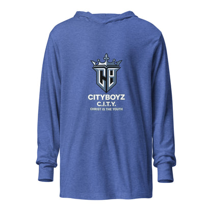 Performance | Hooded Long Sleeve T Shirt | City Boyz Elite | Vanguard Logo