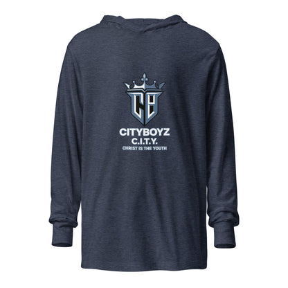 Performance | Hooded Long Sleeve T Shirt | City Boyz Elite | Vanguard Logo