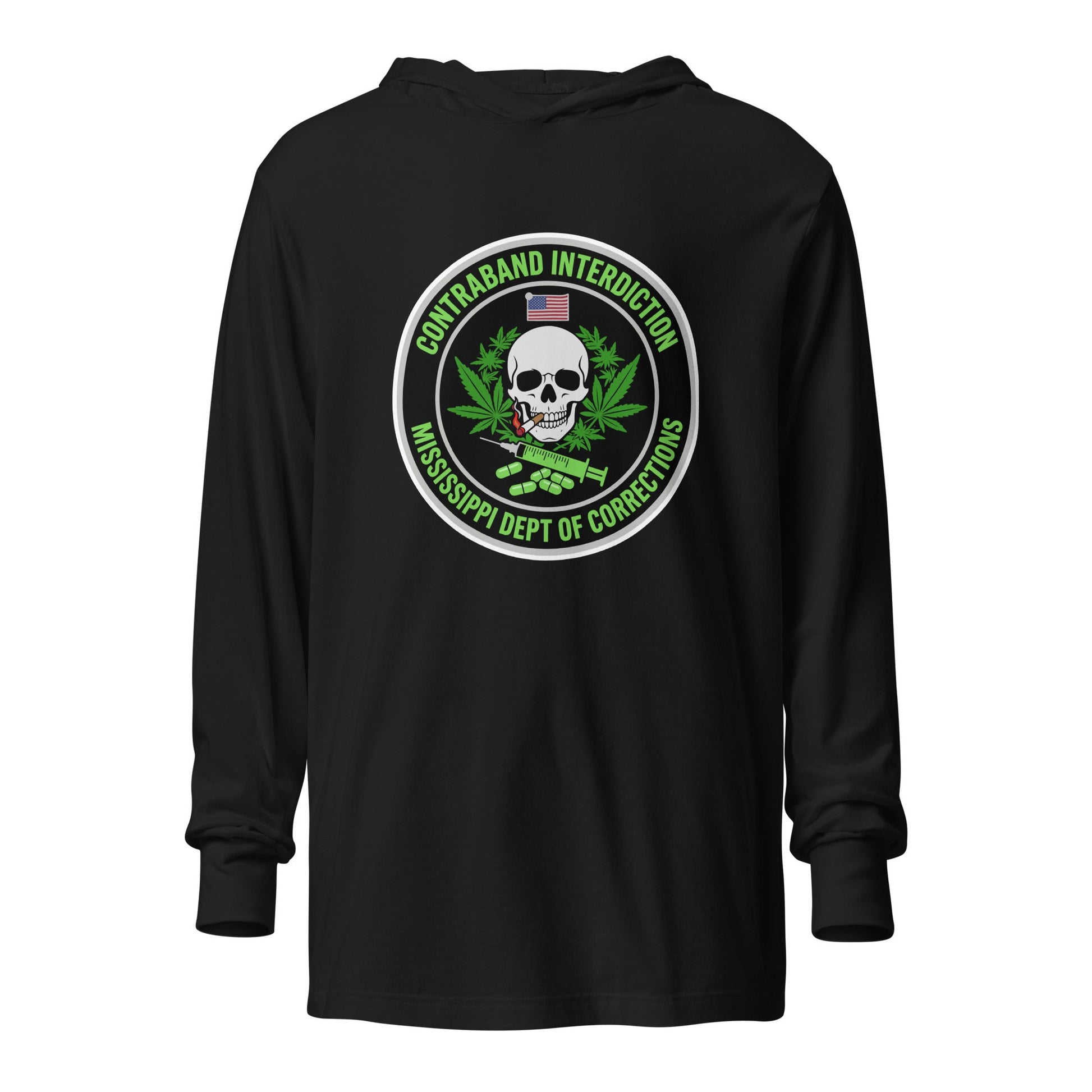 Performance | Hooded Long Sleeve T Shirt | CIU | Badge Logo