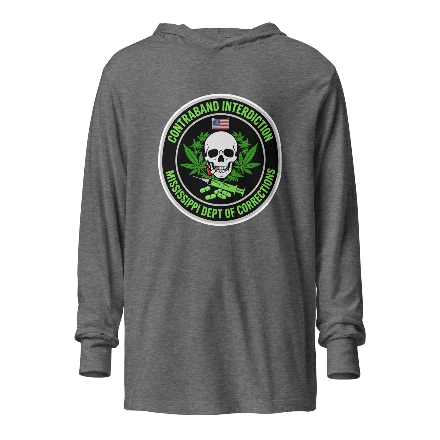Performance | Hooded Long Sleeve T Shirt | CIU | Badge Logo