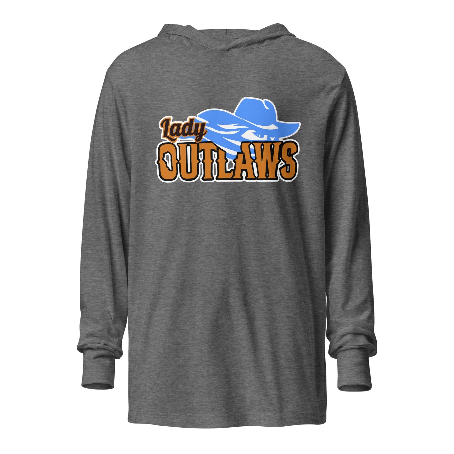Performance | Hooded Long Sleeve T Shirt | CKY Lady Outlaws | Script Logo