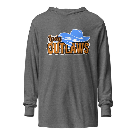 Performance | Hooded Long Sleeve T Shirt | CKY Lady Outlaws | Script Logo