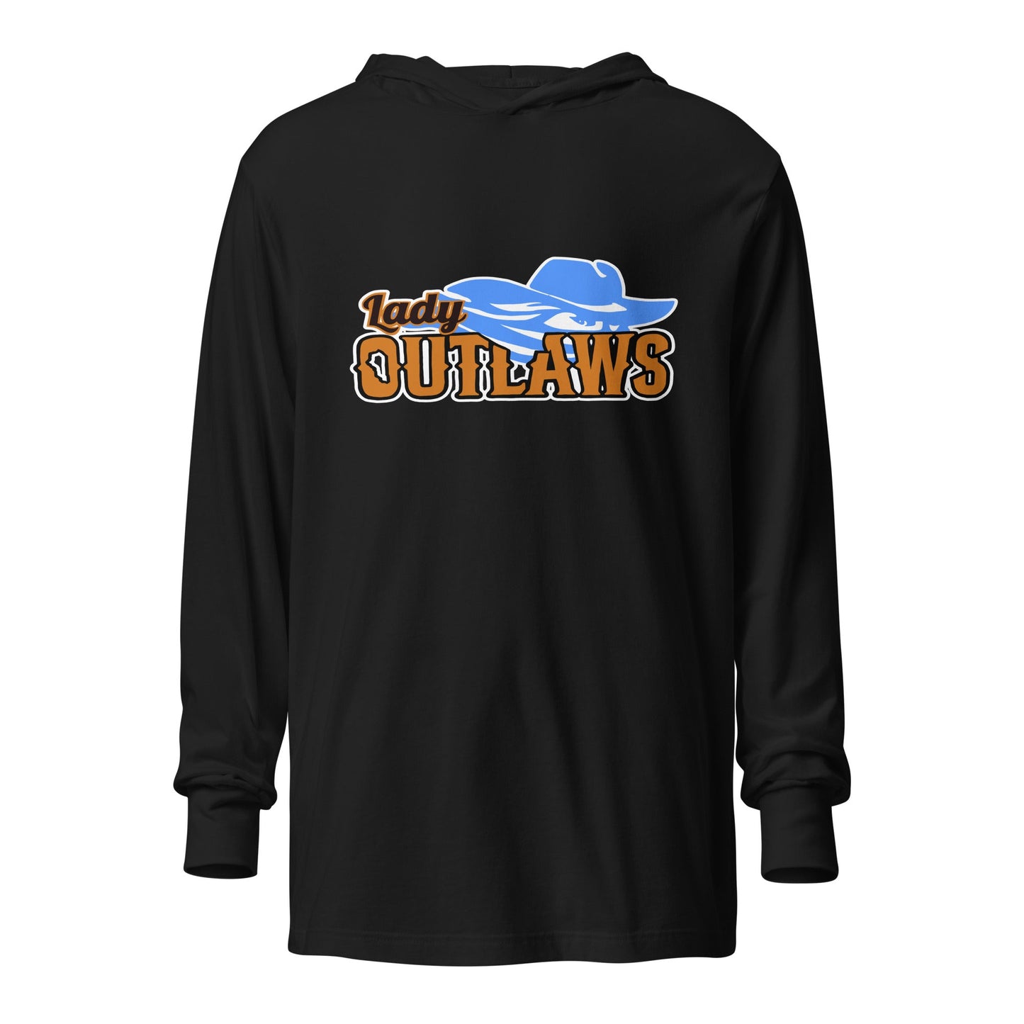 Performance | Hooded Long Sleeve T Shirt | CKY Lady Outlaws | Script Logo
