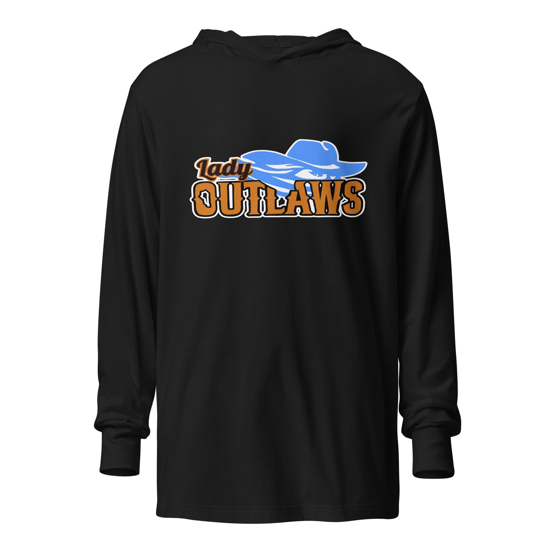 Performance | Hooded Long Sleeve T Shirt | CKY Lady Outlaws | Script Logo