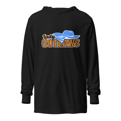 Performance | Hooded Long Sleeve T Shirt | CKY Lady Outlaws | Script Logo