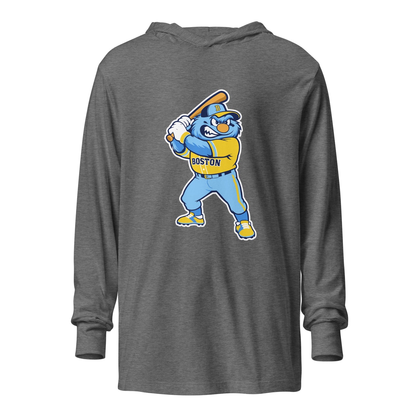 Performance | Hooded Long Sleeve T Shirt | Claremont Little League | Mascot Logo