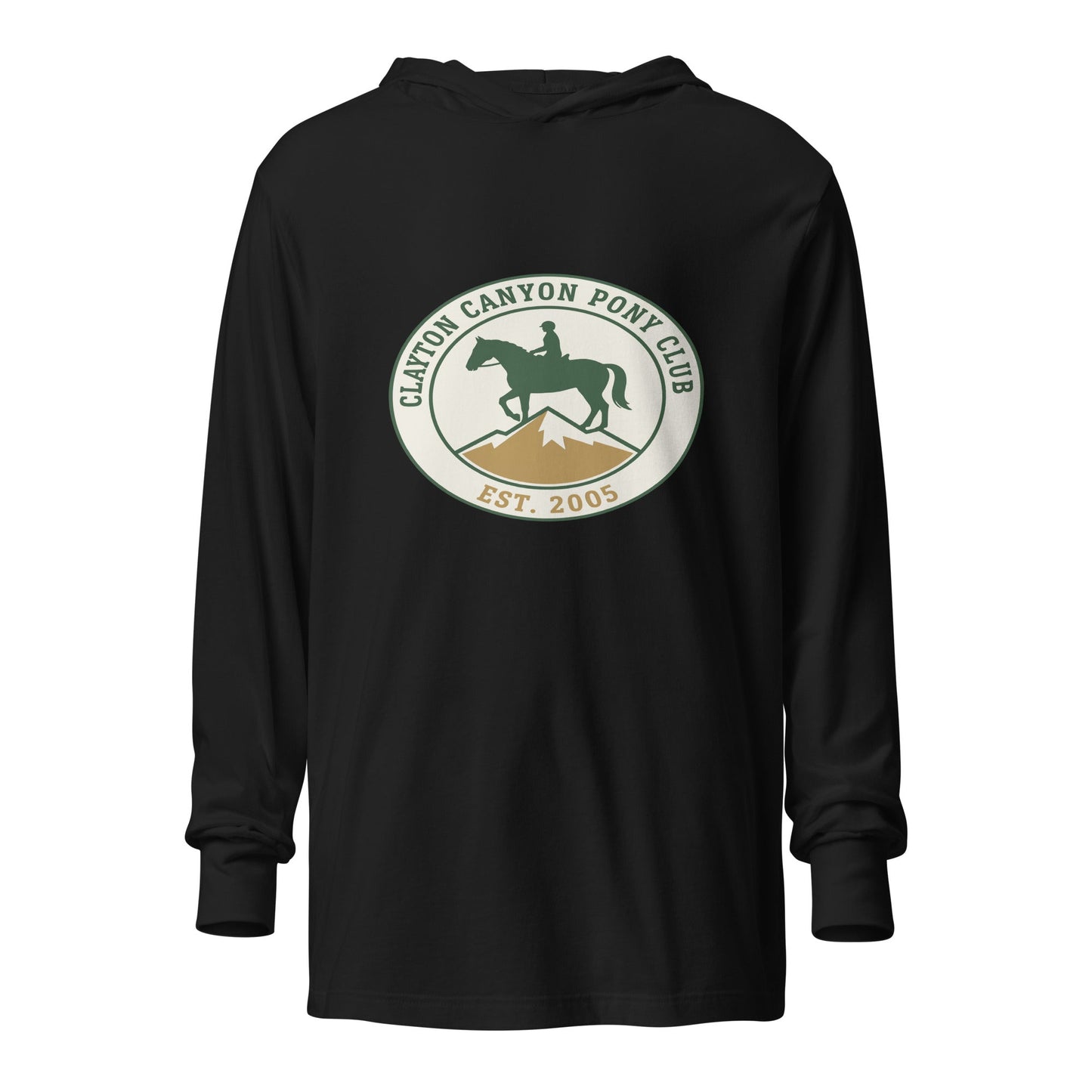 Performance | Hooded Long Sleeve T Shirt | Clayton Canyon Pony Club