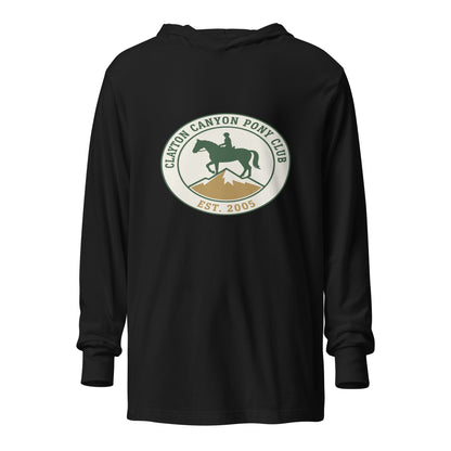Performance | Hooded Long Sleeve T Shirt | Clayton Canyon Pony Club