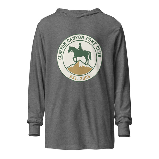 Performance | Hooded Long Sleeve T Shirt | Clayton Canyon Pony Club