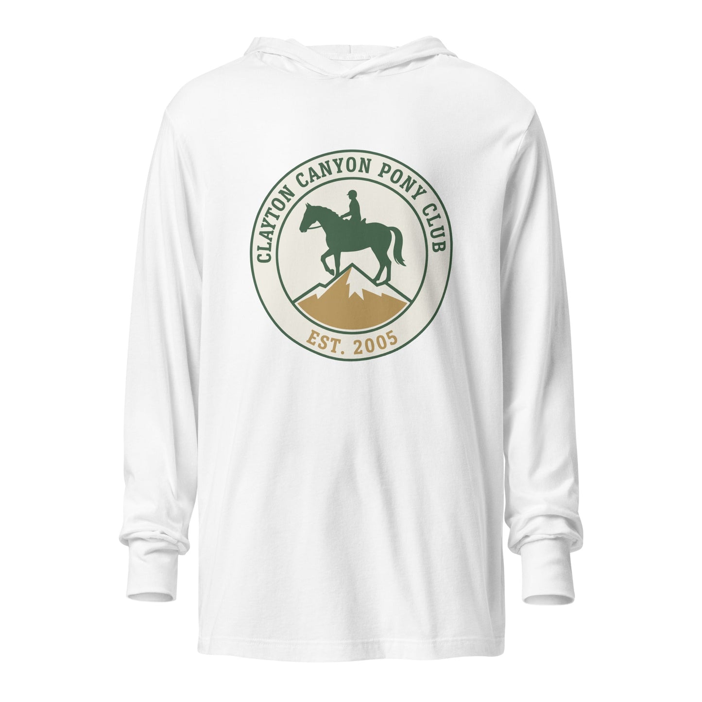 Performance | Hooded Long Sleeve T Shirt | Clayton Canyon Pony Club