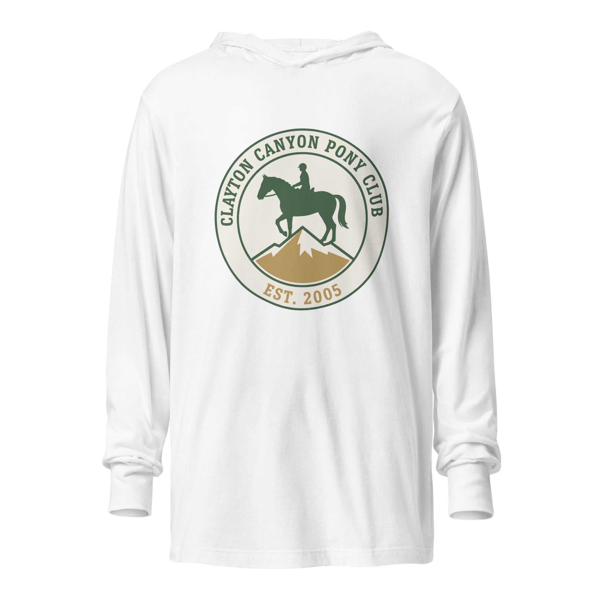 Performance | Hooded Long Sleeve T Shirt | Clayton Canyon Pony Club