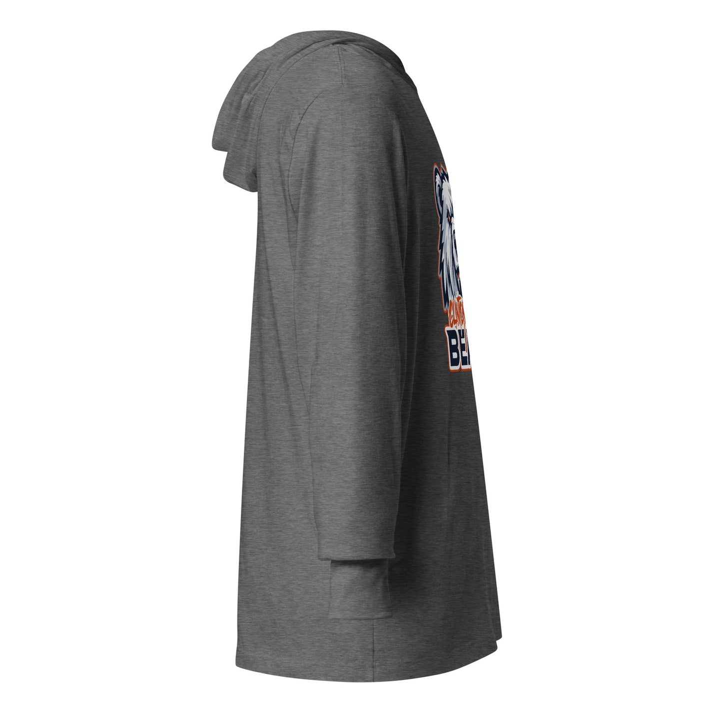 Performance | Hooded Long Sleeve T Shirt | CLINTON COUNTY BEARS | Bears Mascot Logo