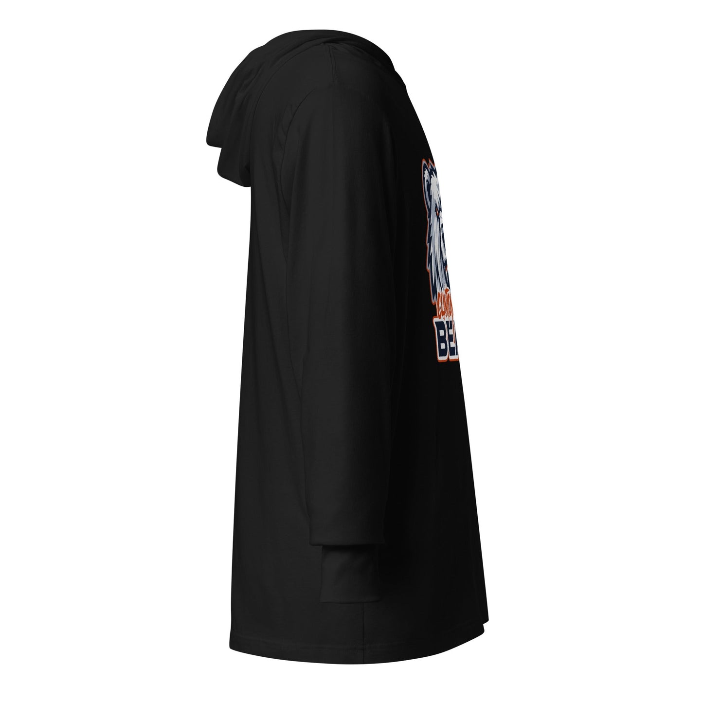 Performance | Hooded Long Sleeve T Shirt | CLINTON COUNTY BEARS | Bears Mascot Logo