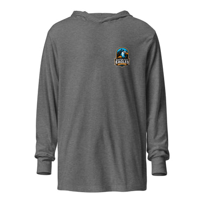 Performance | Hooded Long Sleeve T Shirt | Clutch City College Prep | Icon Logo