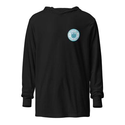 Performance | Hooded Long Sleeve T Shirt | Clutch City College Prep | Mark Logo