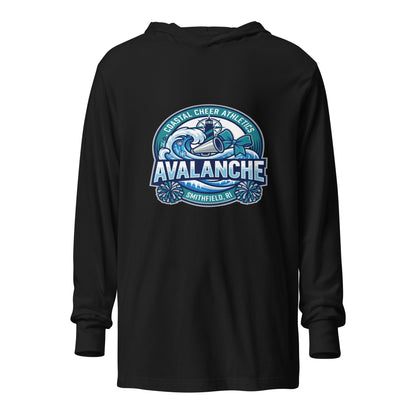 Performance | Hooded Long Sleeve T Shirt | Coastal Cheer Athletics Avalanche