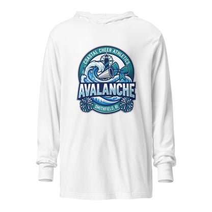 Performance | Hooded Long Sleeve T Shirt | Coastal Cheer Athletics Avalanche