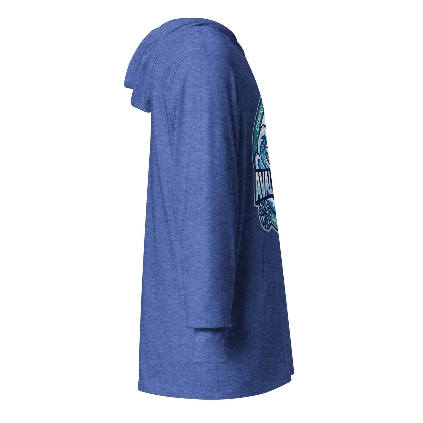 Performance | Hooded Long Sleeve T Shirt | Coastal Cheer Athletics Avalanche