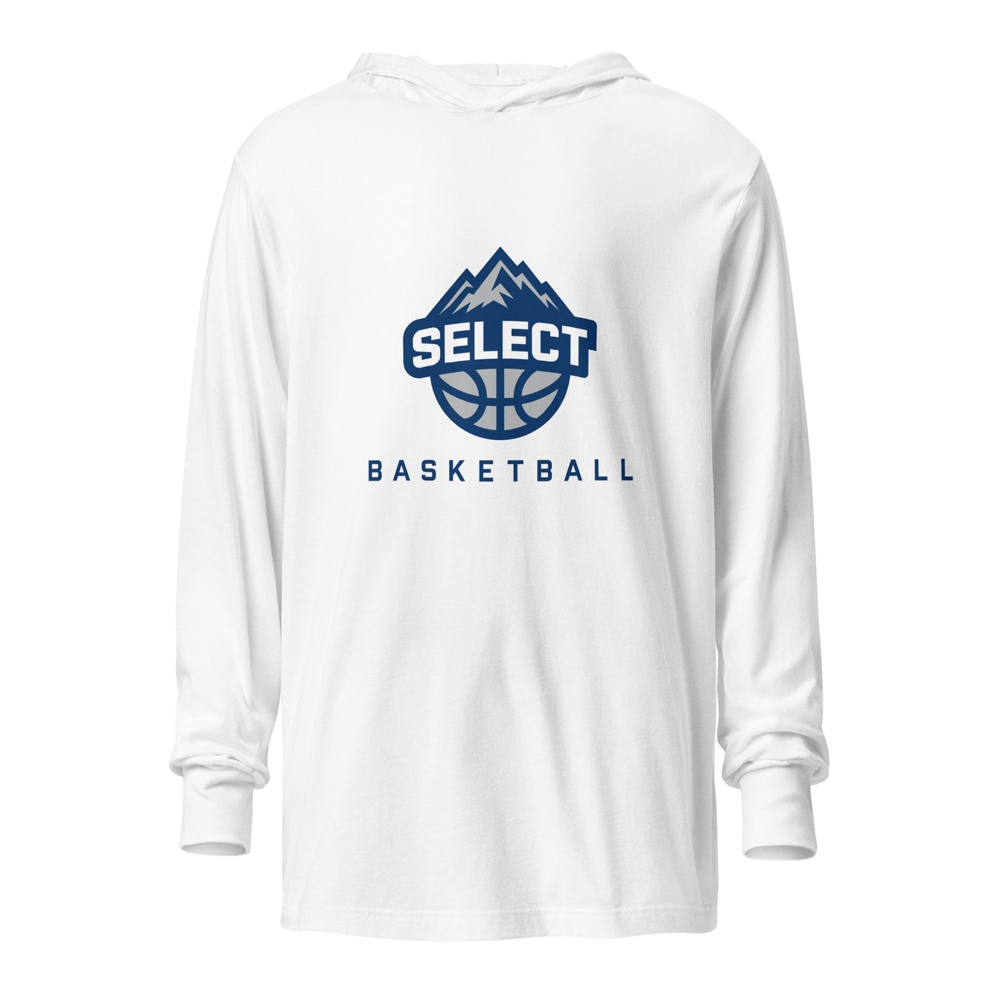 Performance | Hooded Long Sleeve T Shirt | Colorado Select Basketball | Crest Logo