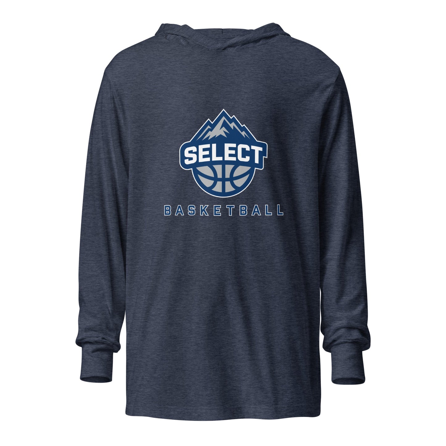 Performance | Hooded Long Sleeve T Shirt | Colorado Select Basketball | Crest Logo