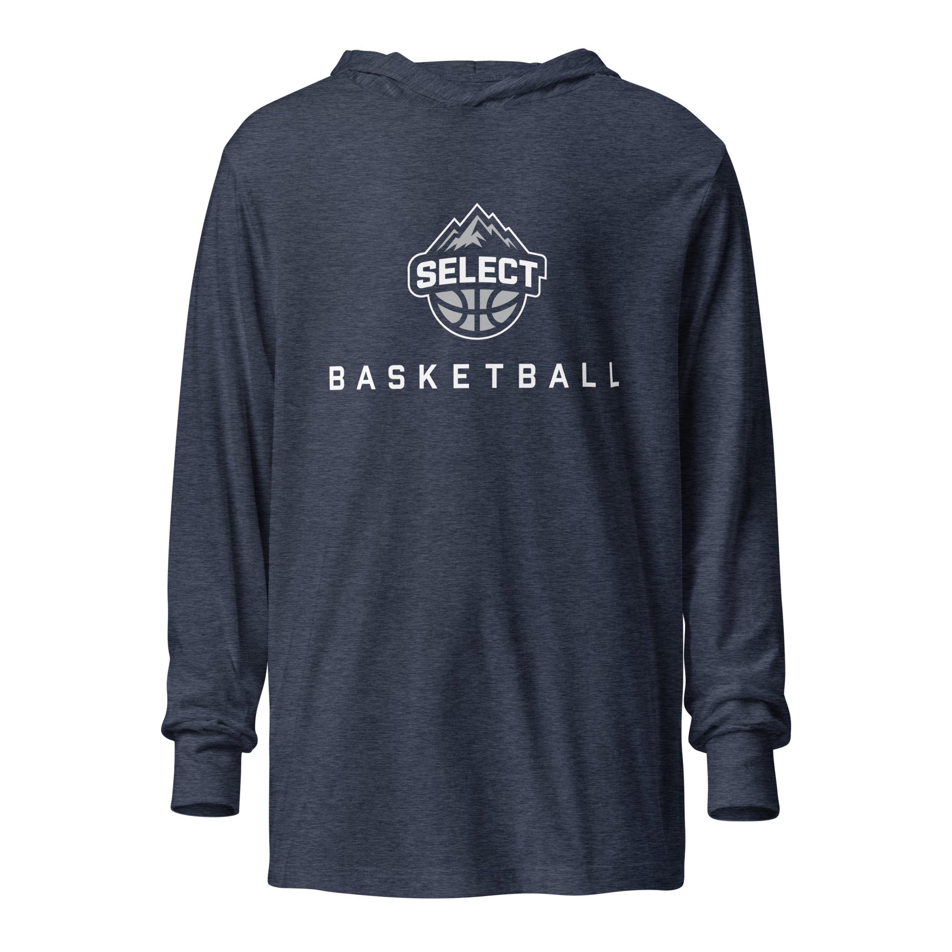Performance | Hooded Long Sleeve T Shirt | Colorado Select Basketball | Performance Emblem Logo