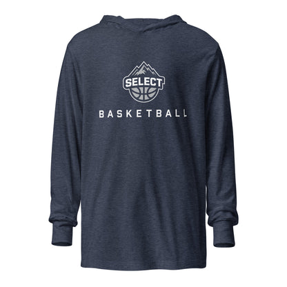 Performance | Hooded Long Sleeve T Shirt | Colorado Select Basketball | Performance Emblem Logo