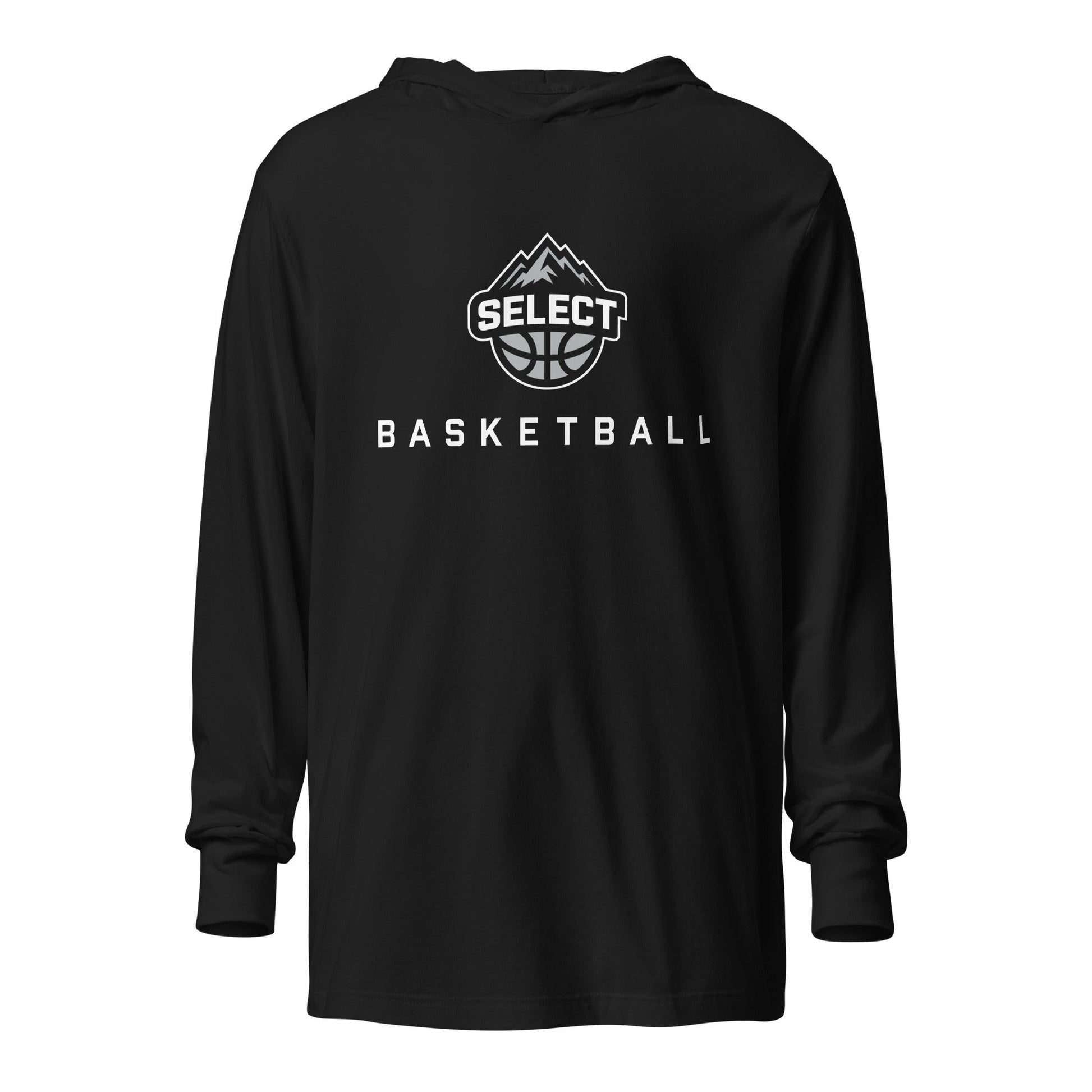 Performance | Hooded Long Sleeve T Shirt | Colorado Select Basketball | Performance Emblem Logo