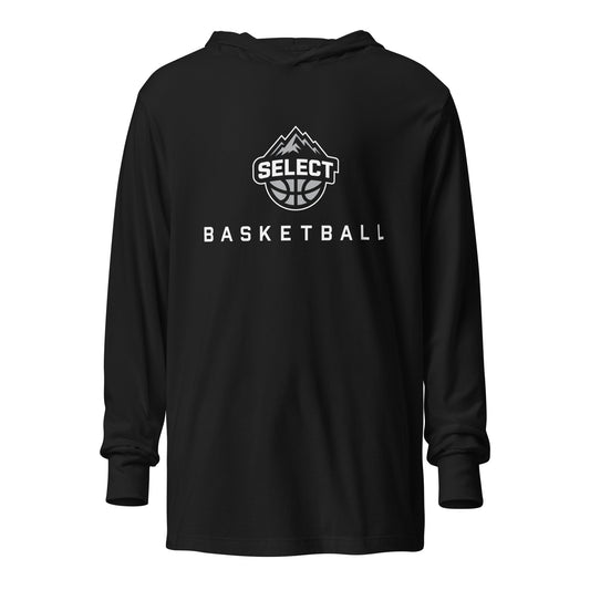 Performance | Hooded Long Sleeve T Shirt | Colorado Select Basketball | Performance Emblem Logo