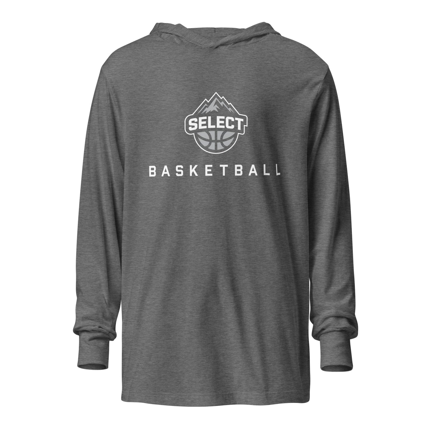 Performance | Hooded Long Sleeve T Shirt | Colorado Select Basketball | Performance Emblem Logo