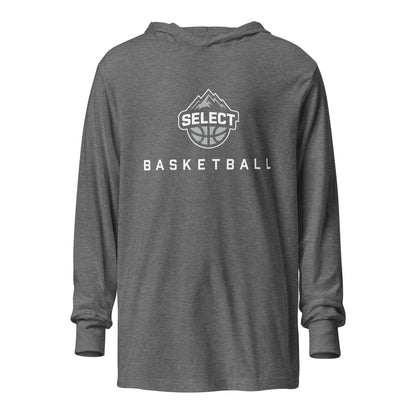 Performance | Hooded Long Sleeve T Shirt | Colorado Select Basketball | Performance Emblem Logo